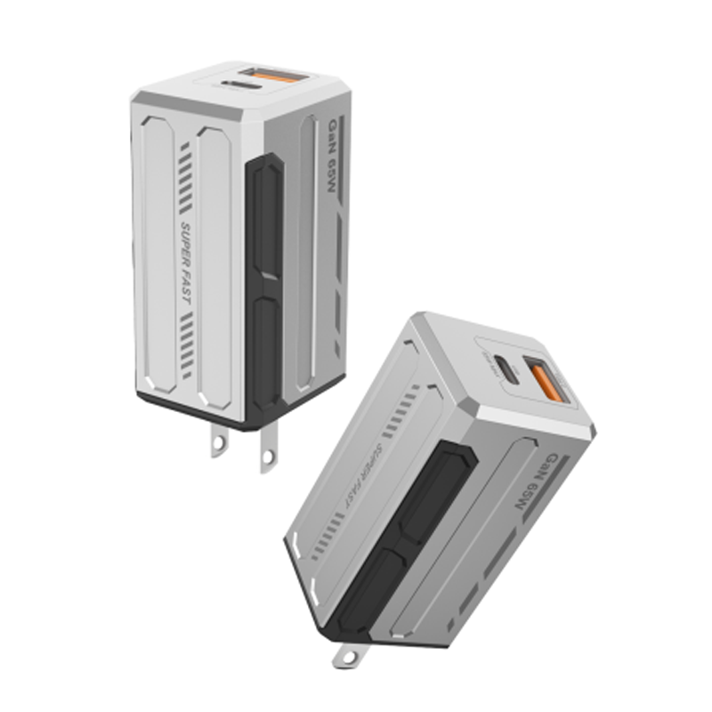 機(jī)甲風(fēng)款PD65W氮化鎵充電器（1C1A）